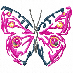 Butterfly Embroidery Design 5